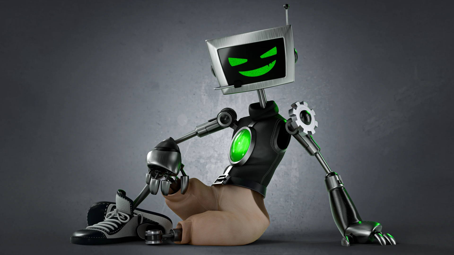 Robot man — view 1